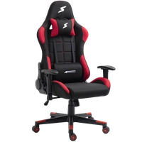 Cadeira SuperFrame Speed Tecido - Preto c/ Vermelho