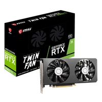 Placa de Vídeo MSI NVIDIA GeForce RTX 3060 Ti TWIN FAN 8G OC LHR, GDDR6, DLSS, Ray Tracing, 912-V809