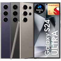 Smartphone Samsung Galaxy S24 ULTRA 5G 256GB 12GB RAM, Tela 6.8 Dynamic AMOLED 120Hz,  IP68, Modo DEX, Snapdragon 8Gen3, 7 Anos de Atualizações 