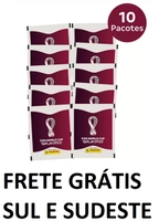 2 Pack com 10 Pacotes de Figurinhas Copa do Mundo 