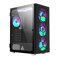 Gabinete Gamer X3 Glass ATX c/ 6 Fans Preto