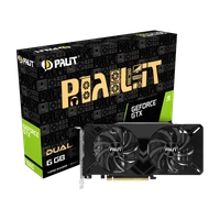 Placa de Vídeo Palit NVIDIA GeForce GTX 1660 Dual, 6GB, GDDR5, 192bit, NE51660018J9-1161C