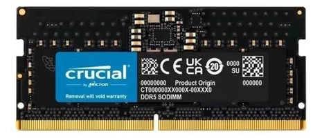 Memória RAM 16GB DDR5 5200MHz SODIMM Crucial