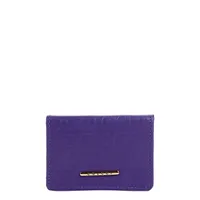 Carteira Couro Colcci Texturizada Feminina - Roxo | R$72