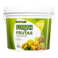 [ PRIME | REC ] Forth Frutas, Fertilizante, Adubo para Plantas Frutíferas, Nutritivo, Micronutrientes, NPK, Balde, 3kg