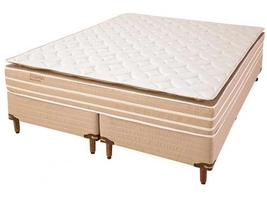 Cama Box Queen Size (Box + Colchão) Reconflex - Mola 28cm de Altura Prisma R$ 1092