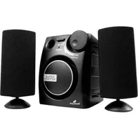Caixa de Som 2.1 Multimídia com Subwoofer 9W RMS Preta MS-2101 Fortrek | R$35