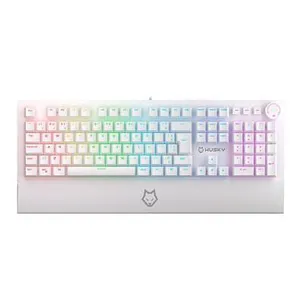 Teclado Mecânico Husky RGB Switch ABNT2 Branco