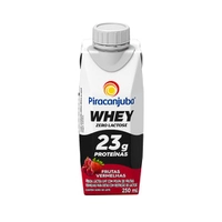 [PRIME]Whey Zero Lactose Sabor Frutas Vermelhas Piracanjuba 250ml