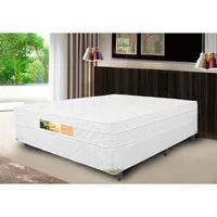 Cama Box Casal de Molas Ensacadas com Espumas D28 e D33 - Revolution Pillow - Branco | R$786
