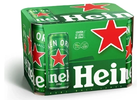 Pack Cerveja Sleek 12 Latas 350ml Heineken