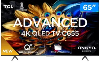 [Magalu] Smart TV 65” 4K UHD QLED TCL 65C655 Wi-Fi