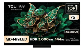 Smart TV TCL 75" C7K 4K QLED Mini LED Google TV