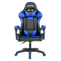 Cadeira Gamer PCTOP STRIKE 1005 Azul com Ajuste de Altura | R$599