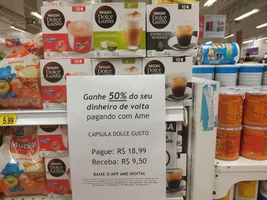 [BA] [Americanas - Loja física] 50% de volta em Capsula Dolce Gusto pagando com AME