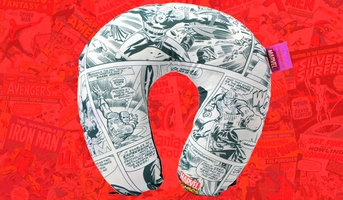 [Nerdstore] ALMOFADA DE PESCOÇO MARVEL COMICS PB - R$29,90