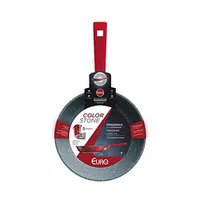 [PRIME] Euro Color Stone Frigideira de Alumínio com Antiaderente, Cinza (Volcano), 20 cm, 1.4 L