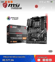 [Aliexpress] Placa mãe MSI B450 Tomahawk max