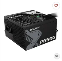 Fonte Gigabyte P650G, 650W, 80 Plus Gold, Preto, GP-P650G