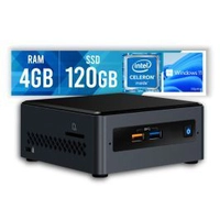 Mini PC Intel NUC J4005 4GB 120GB Win 11