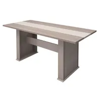 Mesa de Jantar Madesa Mirya 77,40x168cm - Amêndoa/ Bege  - R$ 289