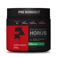 Pré Workout Horus Pote 300G Sbor Limão Yuzu, Max Titanium