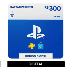 Gift Card PlayStation R$300 - Vale-presente para Jogos e Assinaturas