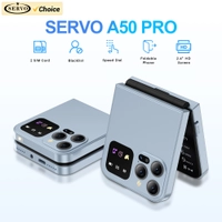 SERVO Clássico Cor Flip Celular, Auto Registro de Chamada, Rádio FM, Speed Di