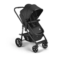 Carrinho de bebê Passeio Beyond 2 em 1 Assento Moisés 0-15kg Preto Multikids Baby - BB428