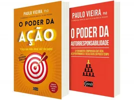 Kit Livros O Poder da Autorresponsabilidade - Paulo Viera + O Poder da Ação R$14