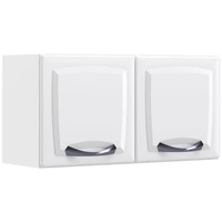 Armário Aéreo Duplo Itatiaia New Premium com 2 Portas - 80cm de largura - Branco