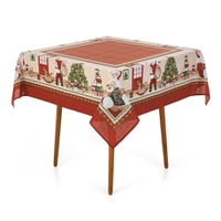 Toalha de Mesa de Natal Quadrada Karsten 4 Lugares Noite Mágica