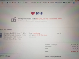 Smart TV QLED 55" Samsung QN55Q6FNAGXZD Ultra HD 4k com Conversor Digital 4 HDMI 3 USB Wi-Fi 120Hz R$4.130 [R$3.671 pagando com AME]