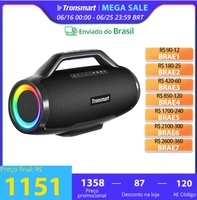 [R$ 1029 MOEDAS/ App/ Br] Caixa de Som Tronsmart Bang Max 130W