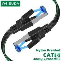 [Taxa Inclusa/Moedas] Cabo Ethernet, Cat 8, 40Gbps, 2000MHz #Aliexpress 🇨🇳