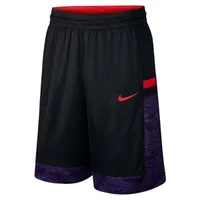 Bermuda Nike Dry Courtlines Print Masculina - Preto e Vermelho R$72