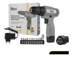 Furadeira Parafusadeira Bateria 12v Razi Bivolt