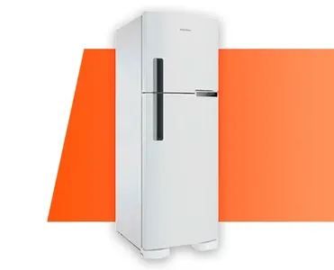Geladeira/Refrigerador Brastemp Duplex 375L BRM44HB - Frost Free, 2 Portas, Compartimento Extrafrio Fresh Zone, Branco,