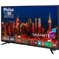 Smart TV LED 55" Philco PH55A17DSGWA Full HD com Conversor Digital 3 HDMI 2 USB Wi-Fi - R$2160