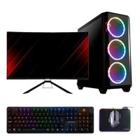 (AME R$2.521,67) Combo-monitor 27 curvo+Desktop i3-9350kf+rx560 4gb+8gb+240gb SSD+mouse+...
