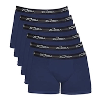 Kit com 6 Cuecas Zorba Boxer Max 702 Marinho - M