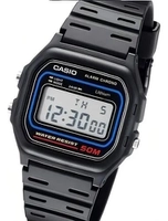 Relógio Digital Casio W-59 50m à Prova d'Água
