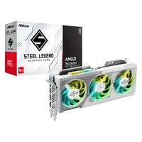 Placa de Vídeo AsRock RX 9070 XT Steel Legend White 16GB GDDR6 256bits - 90-GA5DZZ-00UANF
