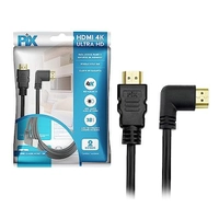 Cabo HDMI 2.0 4K 90° 2m 19 Pinos