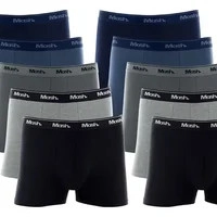 Kit 10 Cuecas Boxer Algodão Cotton Box Original Mash