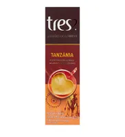Cápsula de Café Espresso, Tanzânia, Regiões Do Mundo, 10 Cápsulas, Tres, 3 Corações | R$11