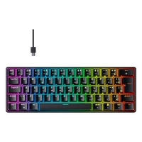 Teclado Mecânico Hyrax HCK61 RGB Switch Huano Red ABNT2