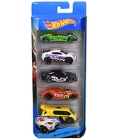 Pacote 5 Carros Sortidos, Hot Wheels, Mattel