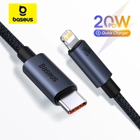 [Com Taxa] Cabo USB-C p/ Lightning Carregamento Rápido iPhone Baseus