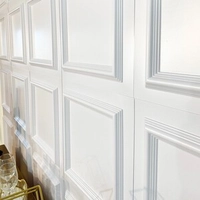 Placa Pvc Boiserie 3d Revestimento De Parede Decorativa 50cm